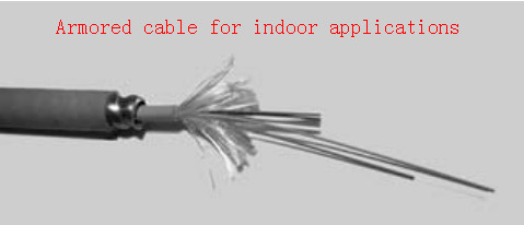 Armored cable for indoor applications