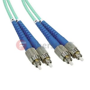 FC-FC Duplex 10G OM3 50125 Multimode Fiber Patch Cable
