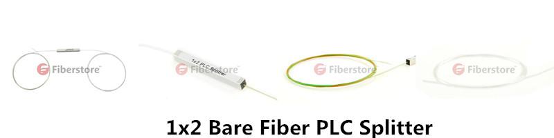 1x2 Bare Fiber PLC splitter